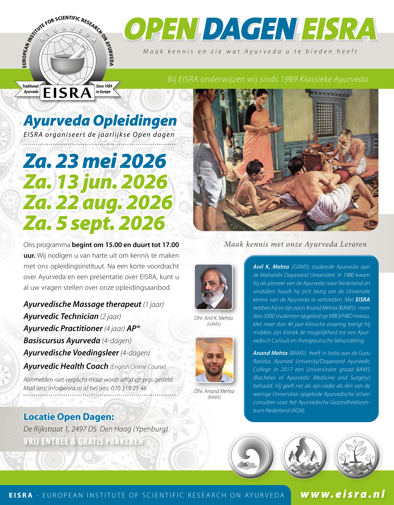 EISRA - Open dagen 2026 Open dagen EISRA 2024